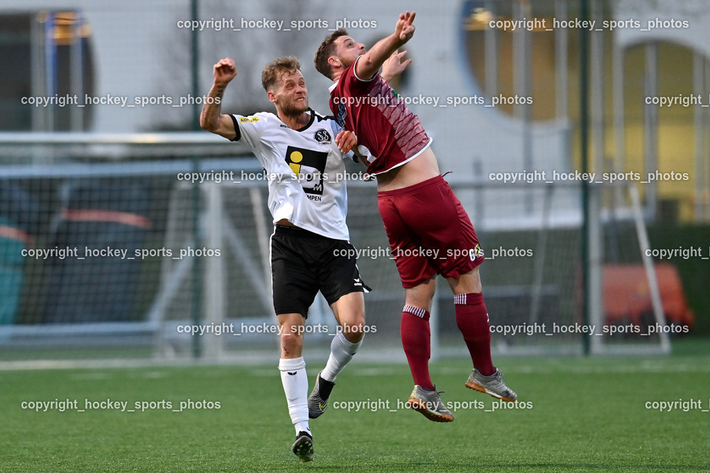 SV Spittal vs. VST Völkermarkt 5.4.2024 | #44 Miha Kostanjsek SV Spittal, #6 Lukas Ladinig VST Völkermarkt, SV Spittal vs. VST Völkermarkt 5.4.2024, SV Spittal vs. VST Völkermarkt am 05.04.2024 in Spittal an der Drau (Goldeck Stadion), Austria, (Photo by Bernd Stefan)