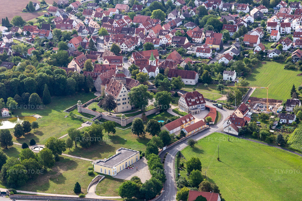 Luftbild: Ortsansicht im Ortsteil Kilchberg in Tübingen im Bundesland Baden-Württemberg in Deutschland. Foto: IMG_008729.jpg vom 27.08.2020 durch Werner Riehm/FLY-FOTO.de