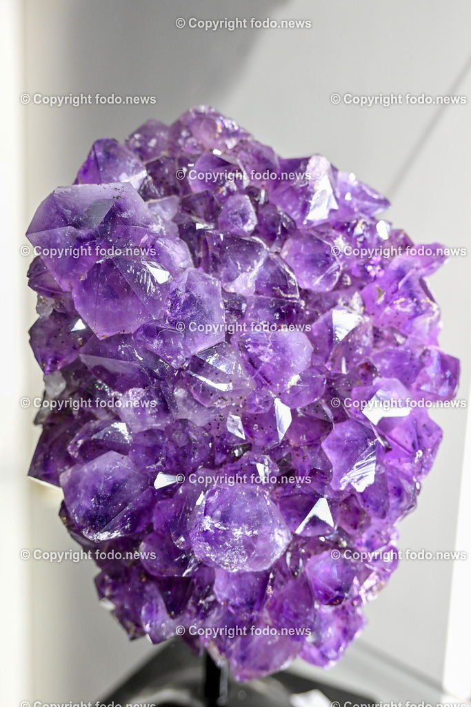 Linz_ Einstein Mineralien_ 09.01.2024-11 | 09.01.2024, Linz, AUT, EKZ Muldenstrasse im Bild Amethyst violett