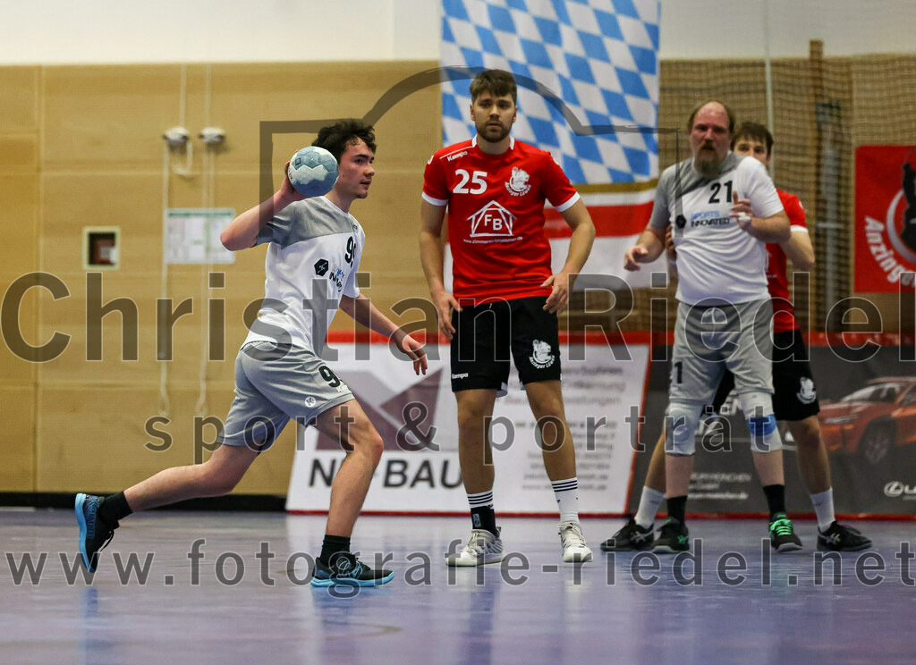 2023-04-01_072_SV_Anzing_gegen_TuS_Prien | Anzing, Deutschland, 01.04.2023:
Handball, Bezirksliga 2022 / 2023, 12. Spieltag, SV Anzing gegen TuS Prien, Endergebnis: 

Foto: Christian Riedel / fotografie-riedel.net