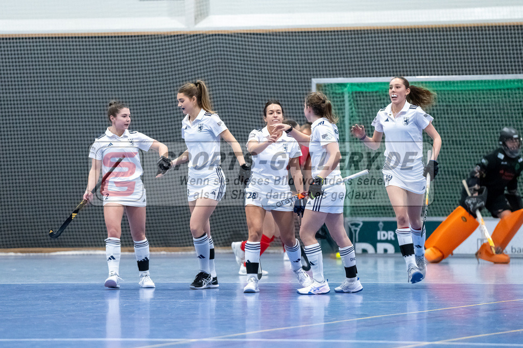 HK_20250111_101407 | 1. Bundesliga Halle Damen Düsseldorfer Hc - Club Raffelberg am 11.1.2025 Halle DHC, Düsseldorf ,