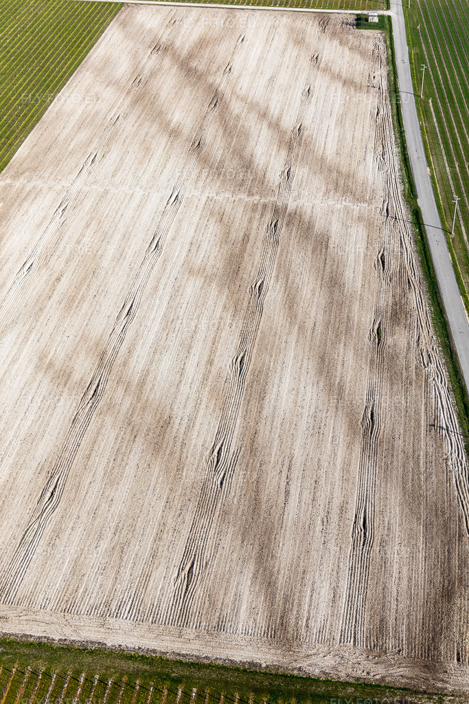 Vue aérienne: Vue de la ville à Rauscedo-Domanins dans le département Frioul-Vénétie Julienne, Italie. Photo: IMG_105767.jpg prise le 08/04/2018 par Werner Riehm/FLY-FOTO.eu – Résolution de l'original: 3648 x 5472 px