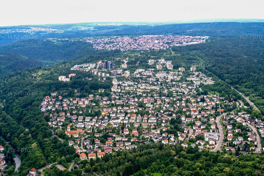 Luftbild: Pforzheim Sonnenberg im Ortsteil Büchenbronn in Pforzheim im Bundesland Baden-Württemberg in Deutschland. Foto: IMG_2493.jpg vom 05.06.2006 durch Werner Riehm/FLY-FOTO.de