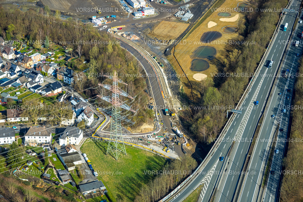 Dortmund260305286 | Luftbild, LogPoint Ruhr, Baustelle mit Zufahrt zum neuen LogPoint Ruhr Logistikpark, Dortmund, Brache des ehemaligen Knepper-Kraftwerks, Ruhrgebiet, Nordrhein-Westfalen, Deutschland