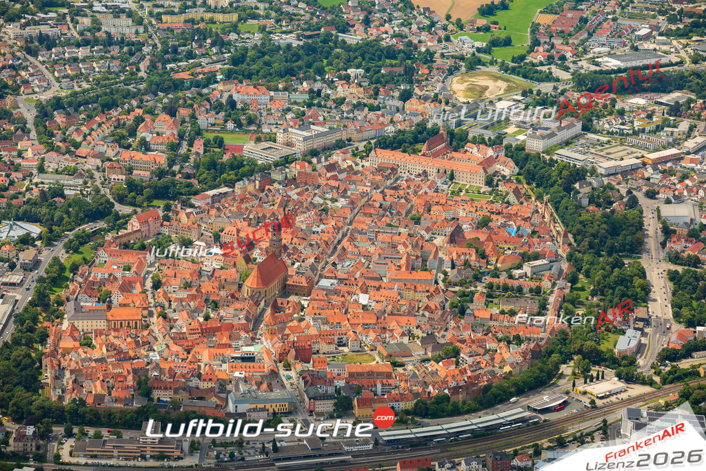 Luftaufnahme der Stadt Amberg - Die Luftaufnahme wurde 2025 vom UL-Flugzeug heraus erstellt ( keine Drohne ) - Hochauflösende Luftaufnahme - für professionelle Ausdrucke geeignet. Die Geschenkidee !Mit Lizenz und Bildrechte bestellbar