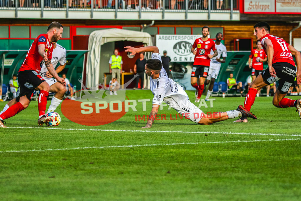 ASK Klagenfurt - Union Gurten Regionalliga 1. Runde | ASK Klagenfurt - Union Gurten am 28.07.2023 in Klagenfurt
(Stadion Fischl), Austria, (Photo by Ernst Krawagner sport-fan.at) - Realisiert mit Pictrs.com