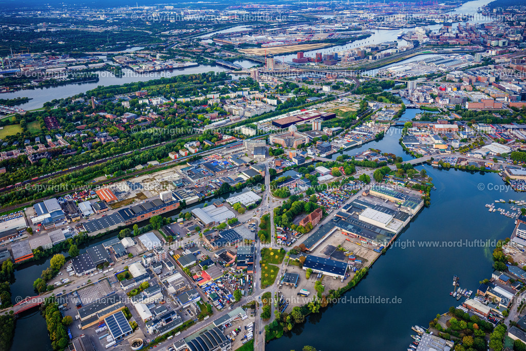 Hamburg_Rothenburgsort_ELS_6490200925 | HAMBURG 20.09.2025 Industrie- und Gewerbegebiet " Großmannstraße " an der Straße Bullenhuser Damm in Hamburg, Deutschland. // Industrial and commercial area " Grossmannstrasse " on street Bullenhuser Damm in Hamburg, Germany. Foto: Martin Elsen