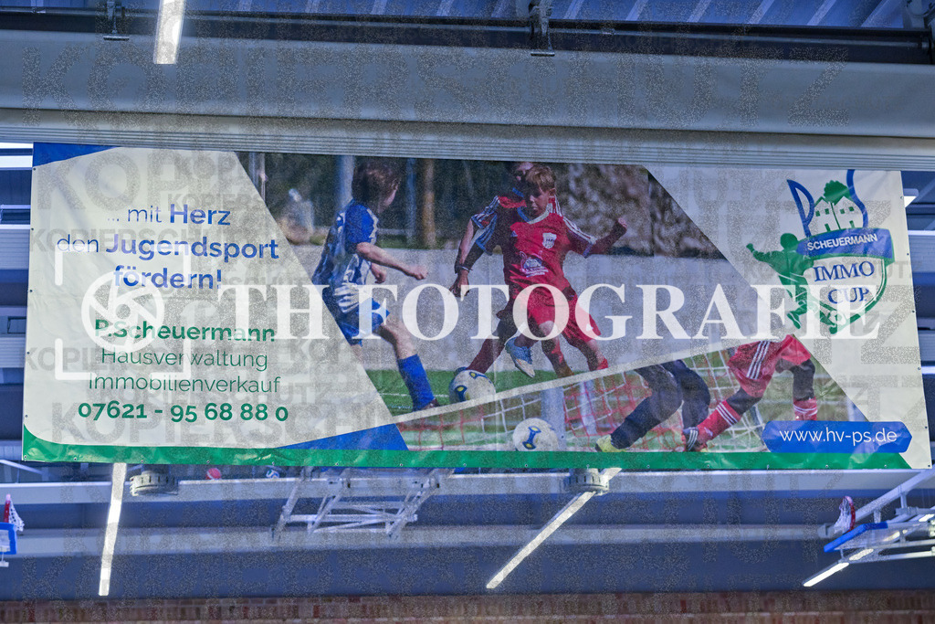 GER, Begegnung, Fussball, U14 Hallenturnier, PS-Immo-Cup 2026, 18.01.2026 | Banner PS-Immo-Cup
