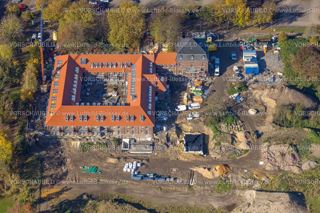 Bochum241016901 | Luftbild, Baustelle Lennershof am Hochschulcampus, Querenburg, Bochum, Ruhrgebiet, Nordrhein-Westfalen, Deutschland
