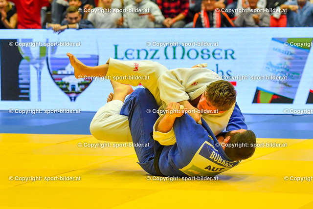 AUT, Judo Final Four 2022 | 19.11.2022, Raiffeisen Sportpark Gmunden, AUT, Judo Austria Bundesliga Final Four 2022, im Bild Noel Van`t End (UJZ Muehlviertel), Marko Bubanja (Galaxy Tigers)



// Judo Austria Final Four Tournament 2022 in Gmunden Austria on 2022/11/19
