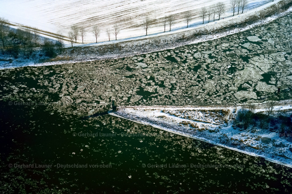 9300322 | Elbe- Havel Kanal, Winter bei Parey