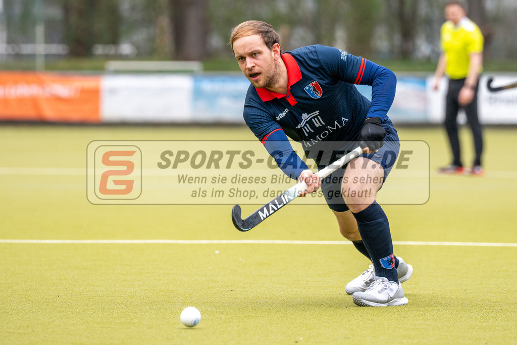 SFE_20250323_0049 | Köln, Deutschland, 23.03.2025:  Hockey 1. Bundesliga Herren Rot-Weiss Köln - Berliner HC im KTHC Stadion Rot-Weiss Köln Tennis and Hockey Club am 23.03.2025 in Köln, Deutschland. (Foto von Stephan Fehrmann)Köln, Germany, 23.03.2025: Hockey 1. Bundesliga Herren Rot-Weiss Köln - Berliner HC in KTHC Stadion Rot-Weiss Köln Tennis and Hockey Club at 23.03.2025 in Köln, Deutschland. (Foto from Stephan Fehrmann)