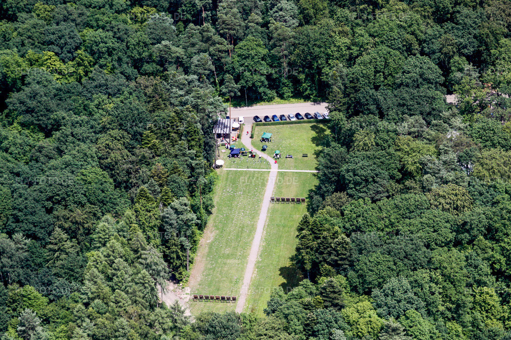 Luftbild: Gelände des Bogensportverein Kandel in Kandel im Bundesland Rheinland-Pfalz in Deutschland. Foto: IMG_19035.jpg vom 20.06.2009 durch Werner Riehm/FLY-FOTO.de