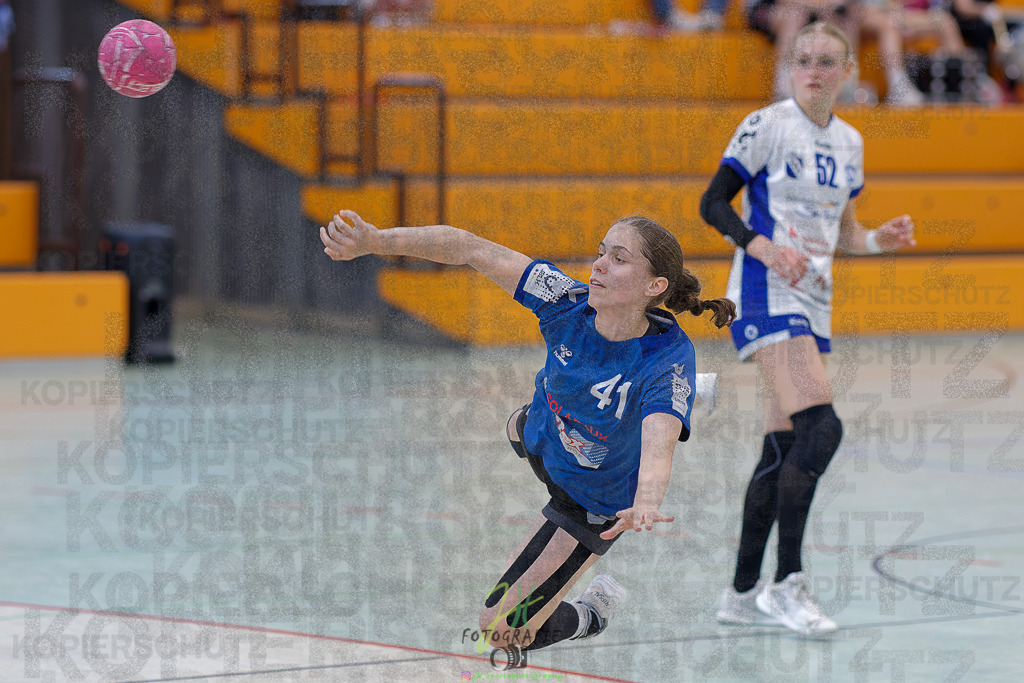 Quali-Turnier JBL wJA; TuS Steißlingen - SG Kappelwindeck/Steinbach | Quali-Turnier JBL wJA; TuS Steißlingen - SG Kappelwindeck/Steinbach am 31.05.2025 in Oberkleen (Weidig-Halle)Photo © 2025 - Jörg Heinrich - Realisiert mit Pictrs.com