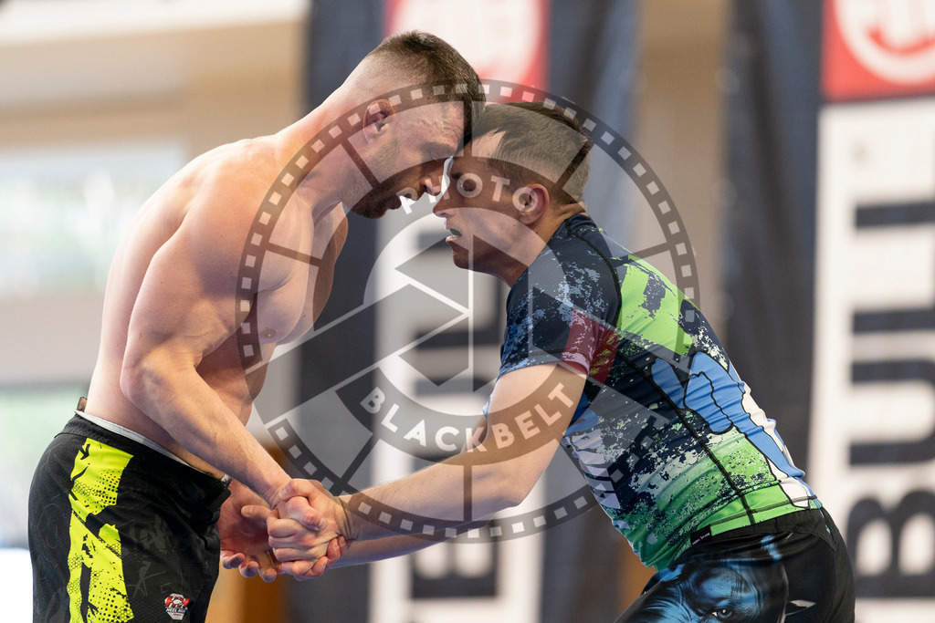20240316PBB1277 | Athletes compete during the ADCC Eastern European Open grappling Competition in Poznan, Poland, on March 16, 2024.