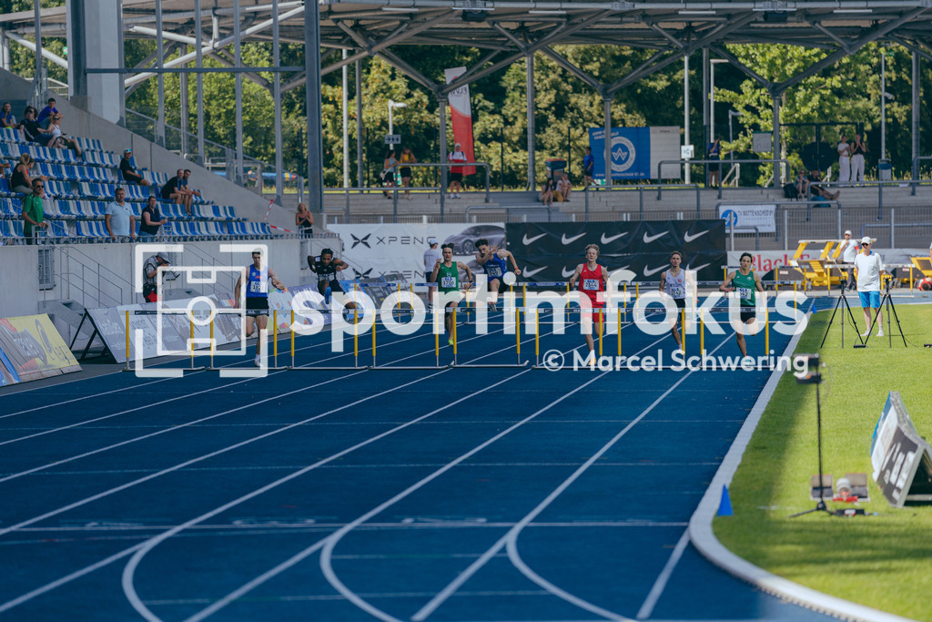 Deutsche Meisterschaften U20 / U16 2026 | 400 Meter Hürden, Finale, Deutsche Meisterschaften der U20 &amp; U16 2026, Lohrheidestadion Bochum-Wattenscheid, 12.07.2026. Foto: Marcel Schwering / sportimfokus - Realisiert mit Pictrs.com