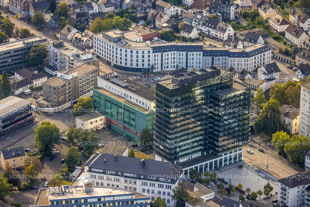 Siegen230912452 | Luftbild, Kreishaus Kreis Siegen-Wittgenstein, Siegen-Kernband, Siegen, Siegerland, Nordrhein-Westfalen, Deutschland