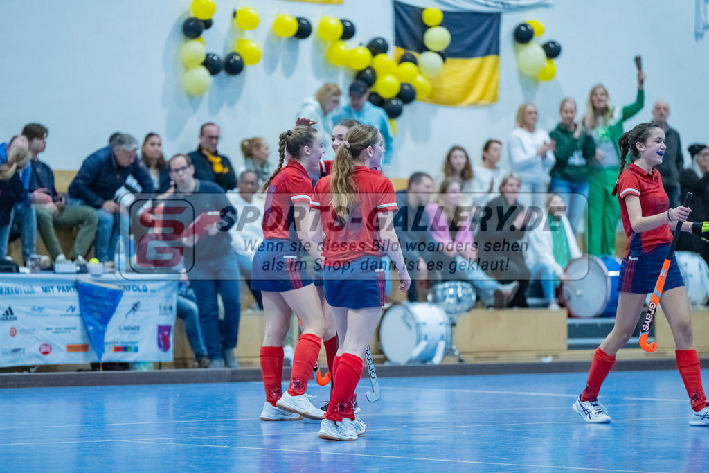 HK_20240303_109199 | Spiel um Platz 3 Deutsche Meisterschaft WU16 am 3.3.2024 Halle DHC, Düsseldorf ,