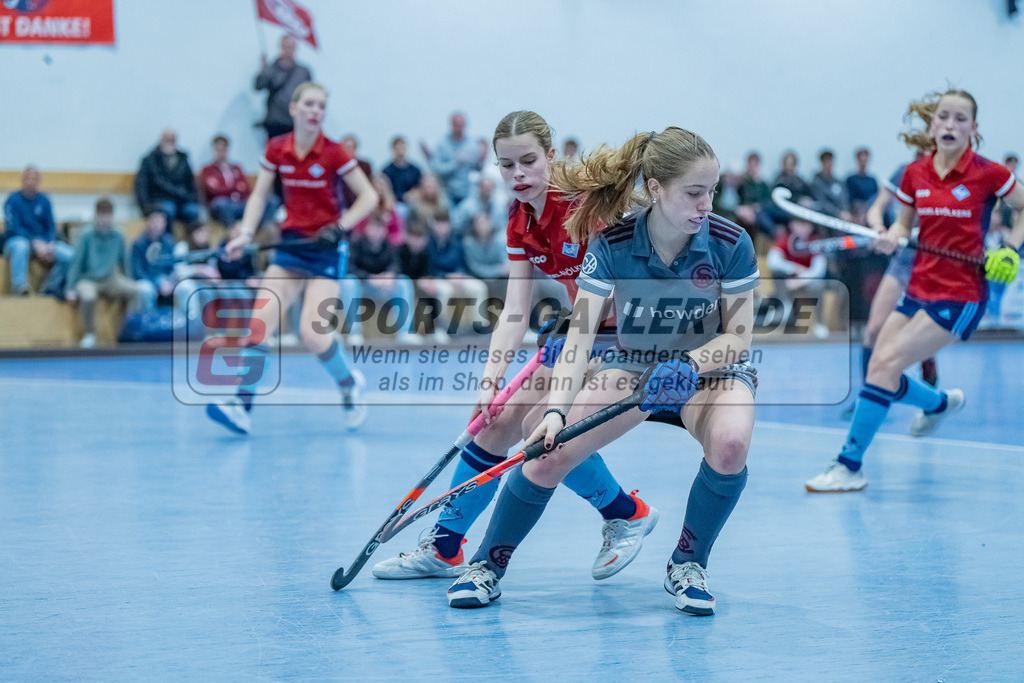 HK_20240303_109254 | Spiel um Platz 3 Deutsche Meisterschaft WU16 am 3.3.2024 Halle DHC, Düsseldorf ,