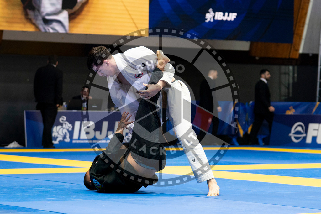 20240124PBB02345 | Fighters compete during the second day of the IBJJF European Championship in Paris, France, on January 24, 2024.