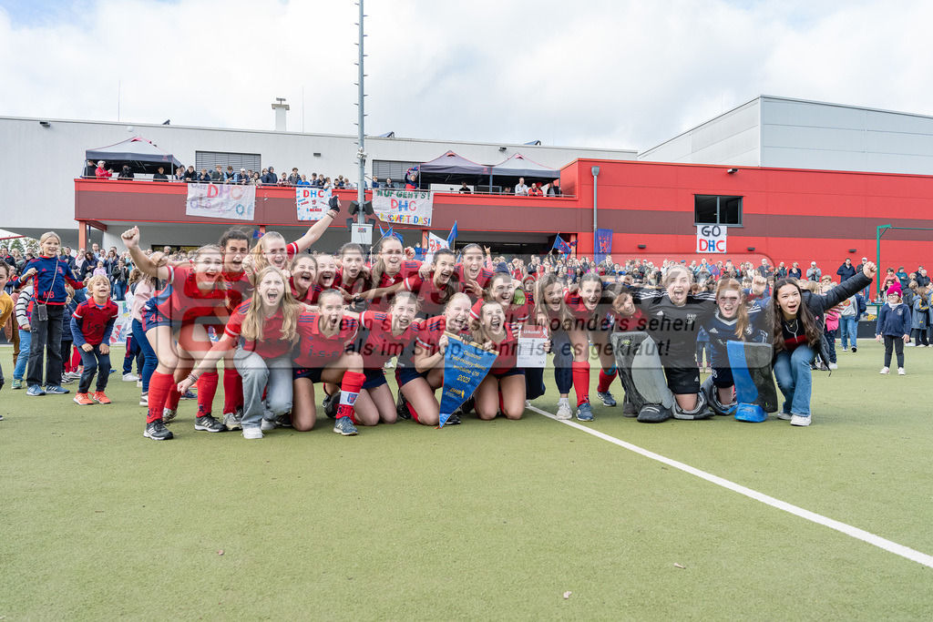 HK_20231022_106230 | Finale Deutsche Meisterschaft Feld WU16 Uhlenhorst Mülheim - Düsseldorfer HC am 22.10.2023 DHC, Düsseldorf ,