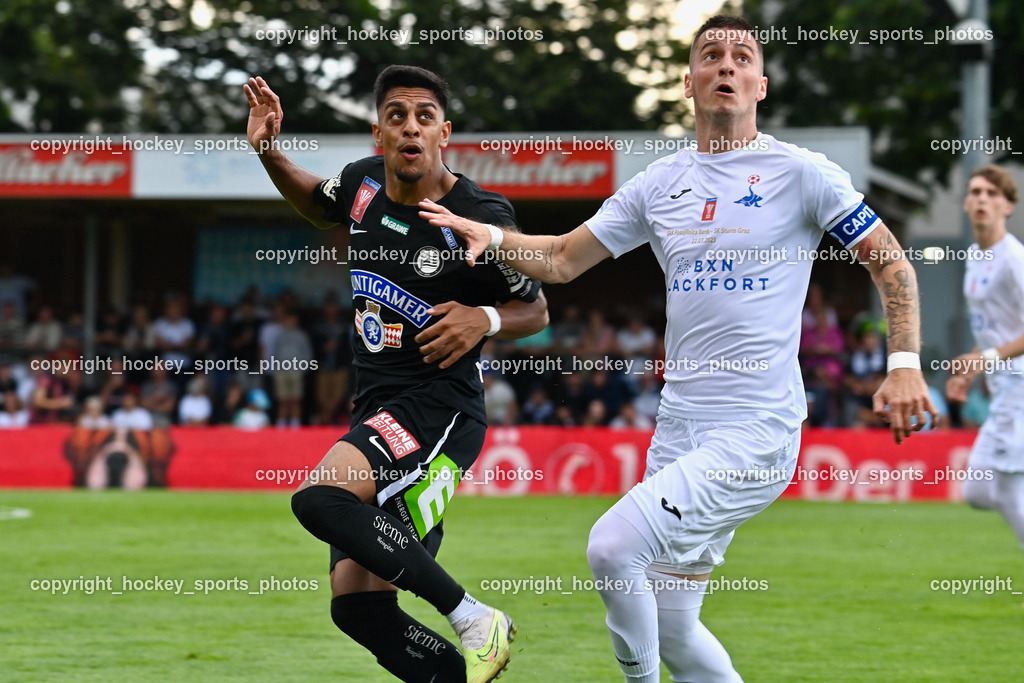 SAK vs. SK Sturm 22.7.2023 | #11 Manprit Sarkaria, #24 Zoran Vukovic