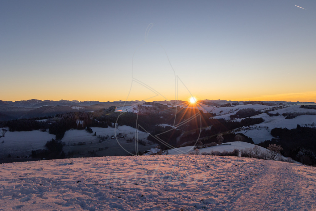 Winter am Hochkogelberg Sonnenuntergang | Ihre Fotografin im Lungau, ihre Fotografin im Mostviertel, Wandbilder Onlineshop, Imagefotos für Ihr Unternehmen,  - Realisiert mit Pictrs.com