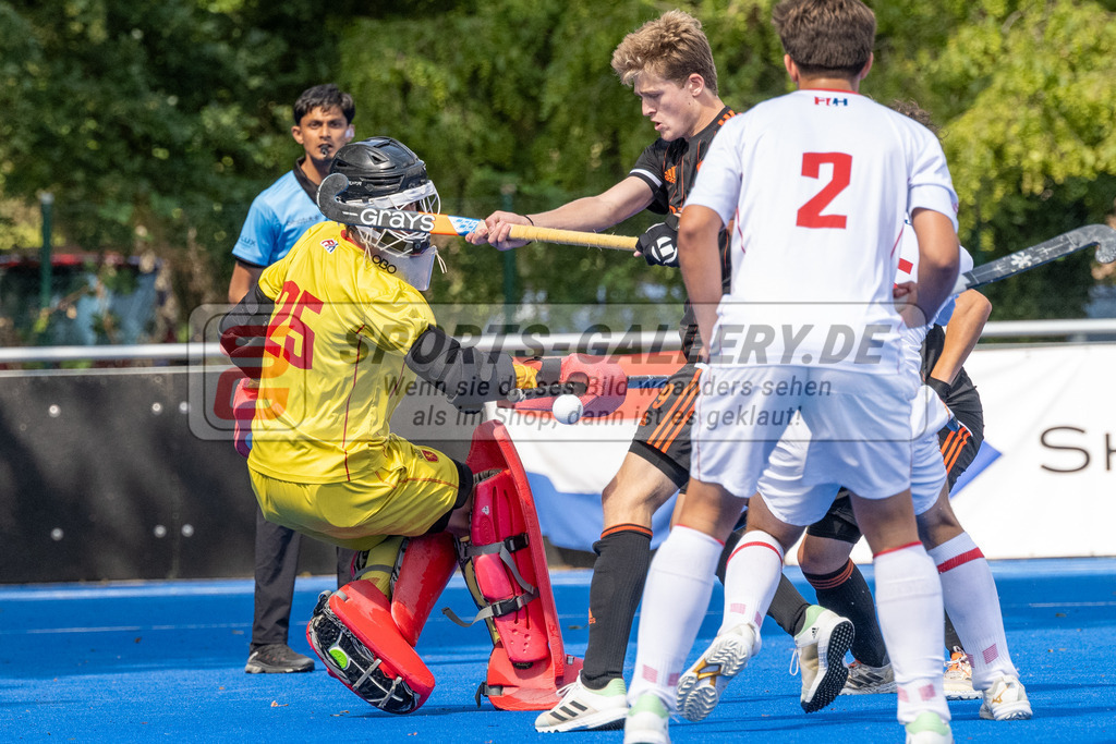 SFE_20230716_0199 | EuroHockey EM U18 Boys 3th 4th Netherlands vs Spain am 16.07.2023 in Krefeld (Gerd-Wellen-Hockeyanlage), Photo: Stephan Fehrmann 2023 (Sports-Gallery)