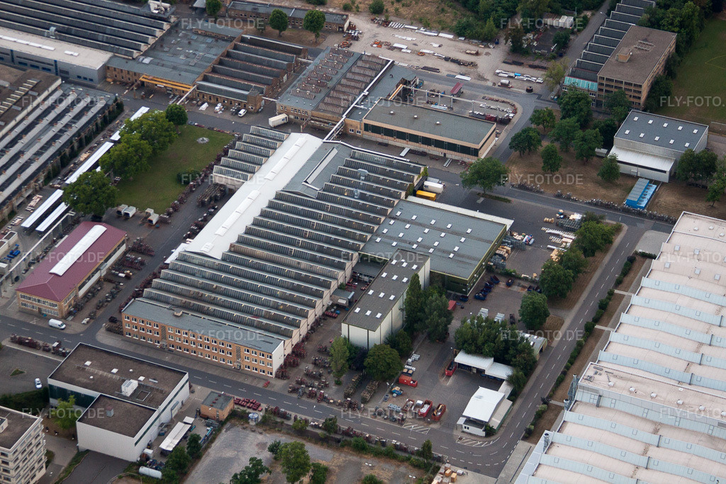 Luftbild: KSB SE in Frankenthal im Bundesland Rheinland-Pfalz in Deutschland. Foto: IMG_69228.jpg vom 24.06.2014 durch Werner Riehm/FLY-FOTO.de