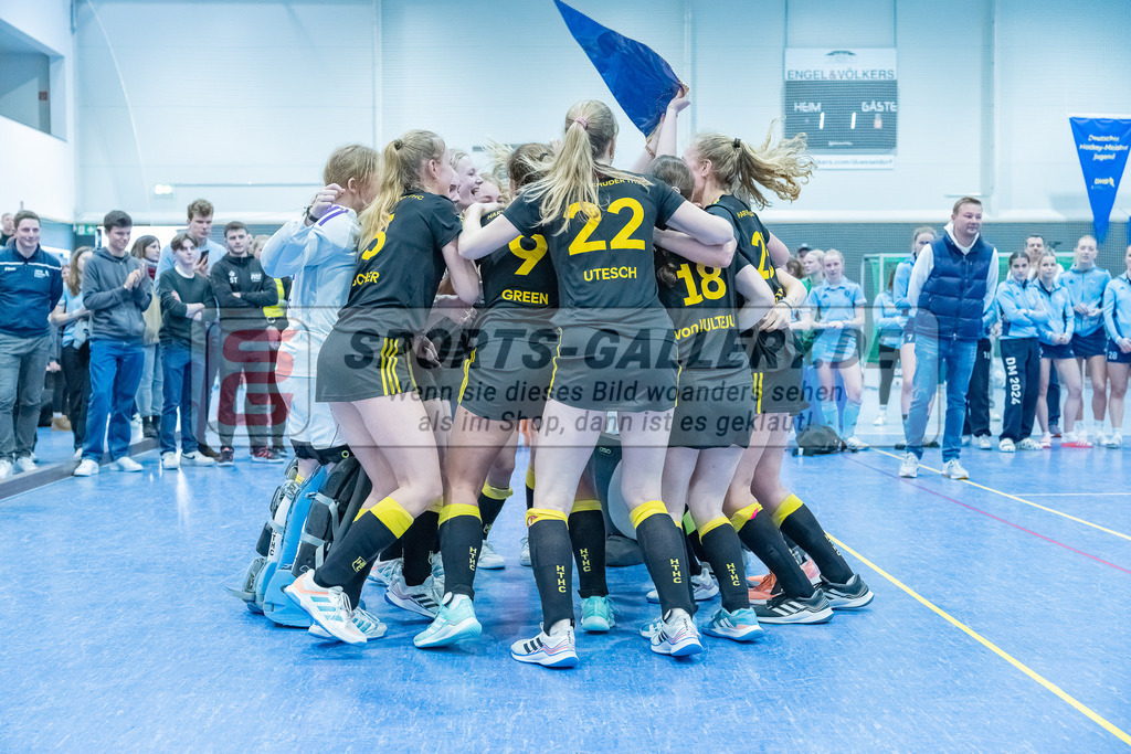HK_20240303_109459 | Finale und Ehrungen Deutsche Meisterschaft WU16 am 3.3.2024 Hallo DHC, Düsseldorf ,