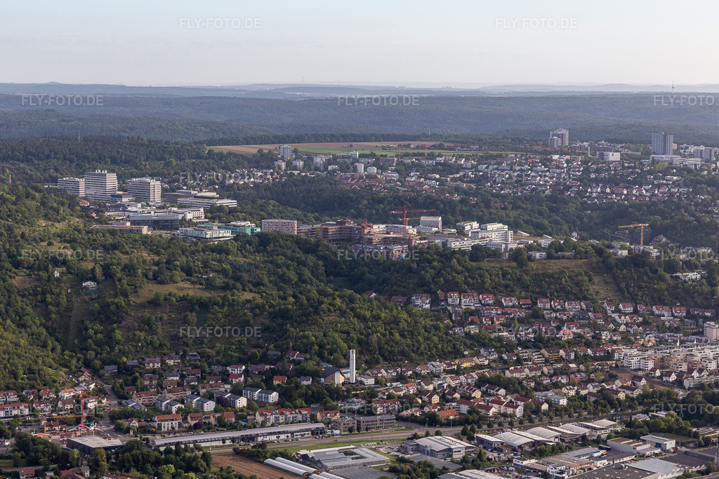 BG Klinik, Universität und Universitätsklinikum Tübingen | Luftbild: BG Klinik, Universität und Universitätsklinikum Tübingen in Tübingen im Bundesland Baden-Württemberg in Deutschland. Foto: IMG_008470.jpg vom 27.08.2020 durch Werner Riehm/FLY-FOTO.de - Realisiert mit Pictrs.com
