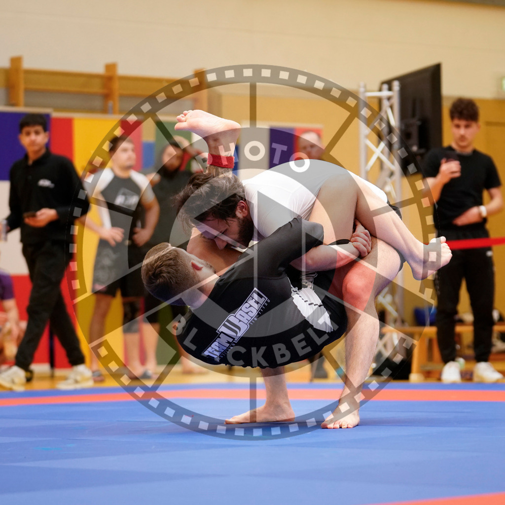 20240203PBB09492 | Fighters compete during the Brazilian Jiu-Jitsu Championship of the AJP Tour in Maintal by Frankfurt am Main, Germany, on February 2, 2024.