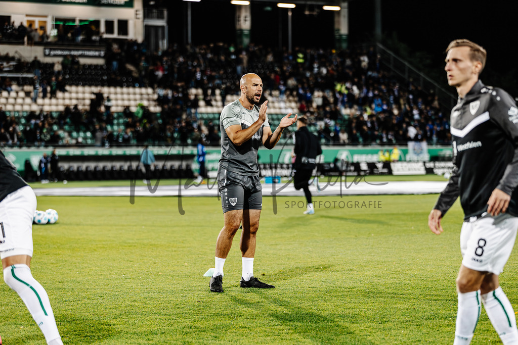 2. Bundesliga, Saison 2024/25, 7. Spieltag: SC Preußen Münster - FC Schalke 04 | Münster, 28.09.2024: 2. Bundesliga, 7. Spieltag, SC Preußen Münster gegen FC Schalke 04 im LVM-Preußenstadion in Münster. Foto: sportfotografie.ms | Markus Paletta - Realisiert mit Pictrs.com