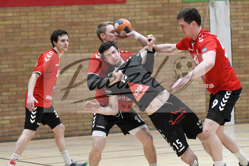20200125_HSGHGJ_0007 | Handball, Herren:   beim Spiel der Landesliga zwischen HSG Osnabrück vs. HG Jever/Schortens am 25.01.2020 in der OSC-Halle in Osnabrück, Deutschland.(Foto von Nico Paetzel) - Realisiert mit Pictrs.com