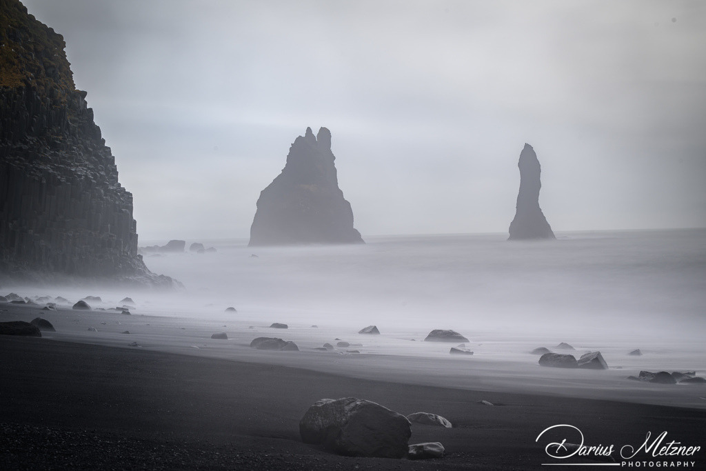 Der schwarze Strand Rynisfjara | Der schwarze Strand Rynisfjara bei Vik auf Island