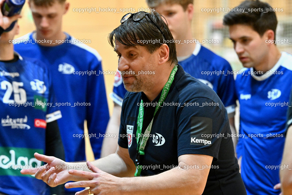 SC Ferlach vs. HSG Xentis Lipizzanerheimat | Headcoach SC Ferlach BEGUS Robert, SC Ferlach vs. HSG Xentis Lipizzanerheimat, SC Ferlach vs. HSG Xentis Lipizzanerheimat am 18.04.2026 in Ferlach (Ballspielhalle Ferlach), Austria, (Photo by Bernd Stefan)