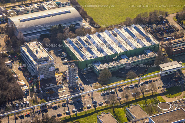 Dortmund230200721 | Luftbild, TU Technische Universität Dortmund, Technologiezentrum, DELTA Zentrum, Eichlinghofen, Dortmund, Ruhrgebiet, Nordrhein-Westfalen, Deutschland