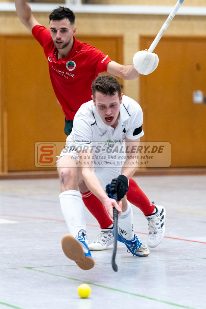 SFE_20230115_0120 | 1. Bundesliga Hockey Herren Schwarz-Weiss Neuss - Crefelder HTC am 15.01.2023 in  (Sporthalle Jahnerstrasse), Photo: Stephan Fehrmann 2022 (Sports-Gallery),Jan Mausberg ( Schwarz-Weiss Neuss #10 )