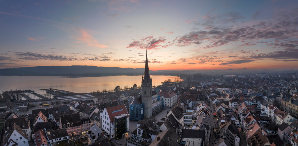Radolfzellbilder_0346 | Die Stadt Radolfzell nach Sonnenuntergang - Realisiert mit Pictrs.com