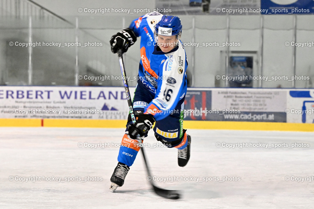 ESC Steindorf Sparkasse Feldkirchen Shooting | #46 Maurer Julian, ESC Steindorf Sparkasse Feldkirchen Shooting, ESC Steindorf Sparkasse Feldkirchen Shooting am 24.10.2025 in Steindorf (Ossiachersee Halle), Austria, (Photo by Bernd Stefan)