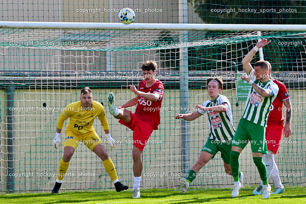 SV Donau Klagenfurt vs. SAK | #99 Arian Rener SAK, #11 Luka Jerin SAK, #21 Zan Benedicic SAK, #24 Zoran Vukovic SV Donau, #9 Leo Petzner SV Donau,  SV Donau Klagenfurt vs. SAK, SV Donau Klagenfurt vs. SAK am 11.04.2026 in Klagenfurt (Sportplat Donau ), Austria, (Photo by Bernd Stefan)