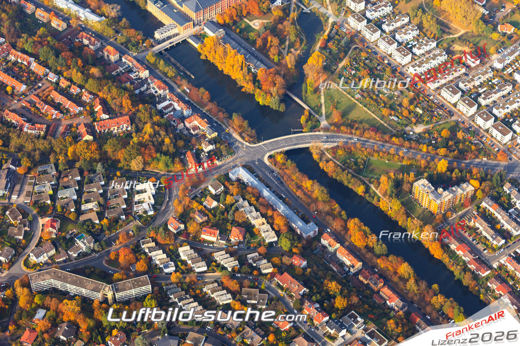 Die Luftaufnahme Gaustadt -  wurde vom UL-Flugzeug (keine Drohne) aus fotografiert.Hohe Druck- Auflösung-die Geschenkidee!