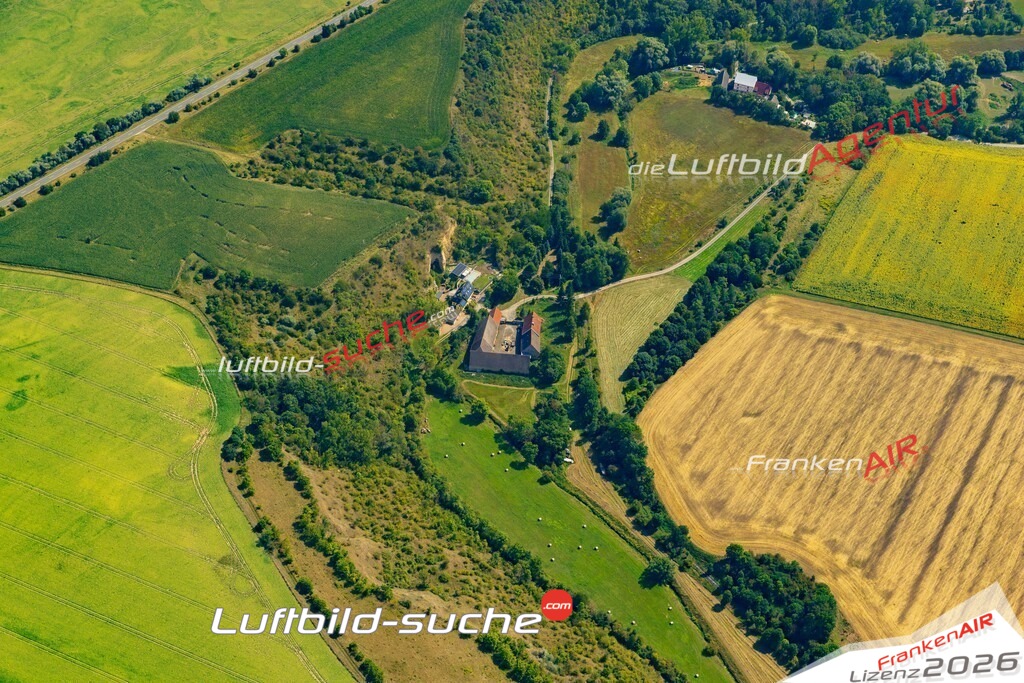 Luftaufnahme Esperstedt Obhausen - Die Luftaufnahme wurde 2025 vom UL-Flugzeug heraus erstellt ( ohne Drohne ) - Hochauflösende Luftaufnahme - für professionelle Ausdrucke geeignet. Die Geschenkidee !Mit Lizenz und Bildrechte bestellbar