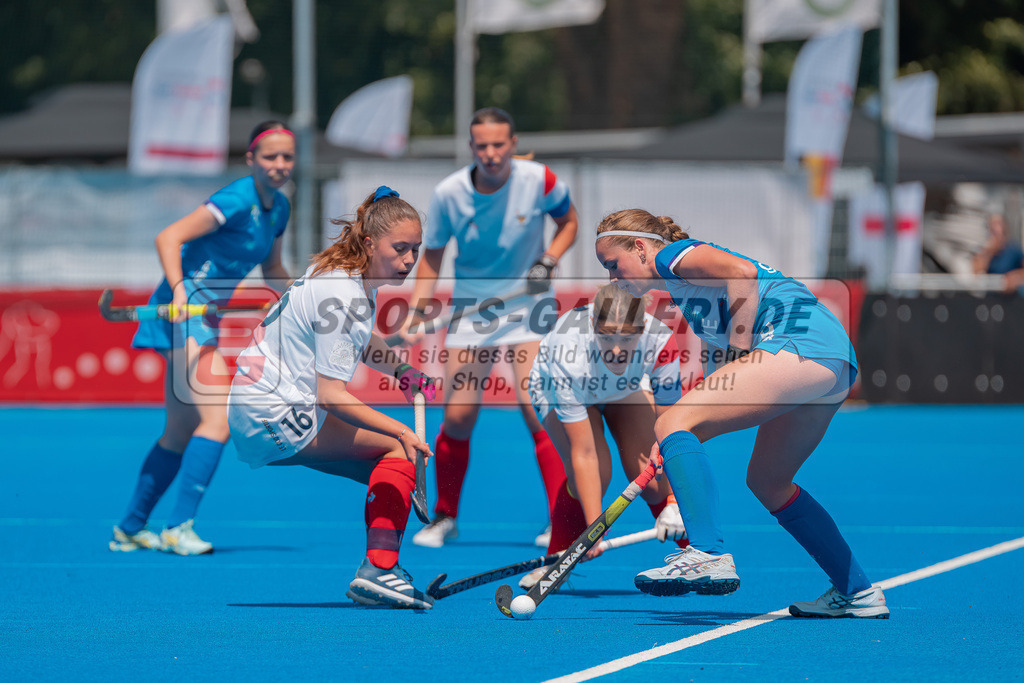 HK_20230712_101414 | Euro Hockey WU18 Scotland vs France Championship Girls &amp; Boys am 12.7.2023 CHTC , Krefeld ,