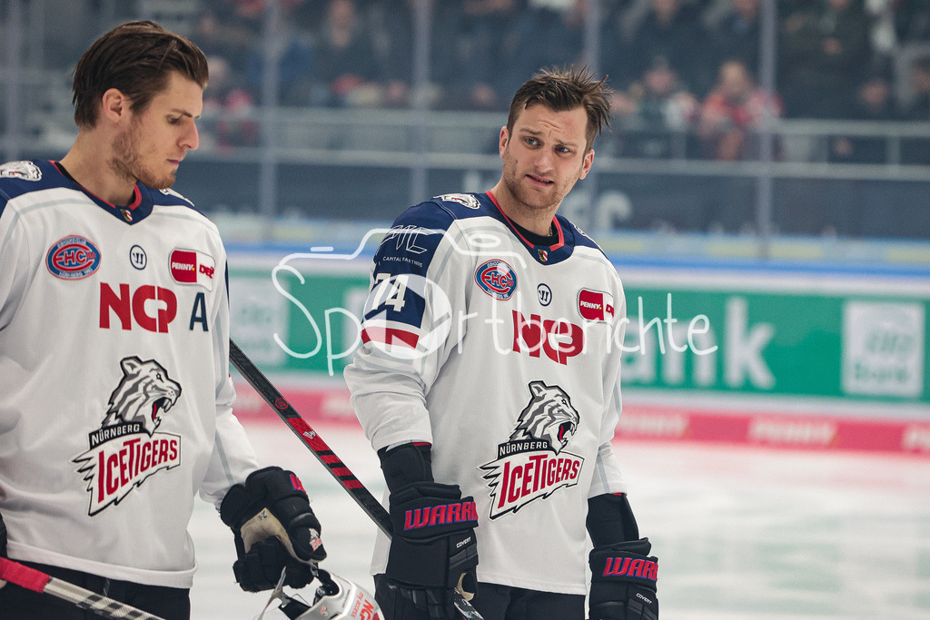 Augsburger Panther - Nuernberg ICE Tigers | Dane FOX (NIT #74) bei den Starting Six in Augsburg
