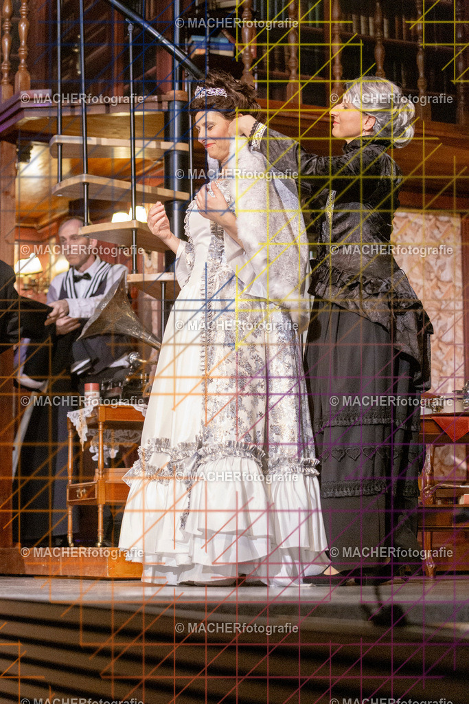 299_MFL-2025 | Portraitbilder von Regisseur; Darsteller; Techniker; Maske; Kostüme; Chor; Musiker; Bilderserie der Generalprobe und der Premierenvorstellung, Szenenbilder; Ausdrucksstudien; Bühnenüberblick; Bühnenkulissen; Pressefotos inkl. Redaktionsfoto Darstellergruppe.