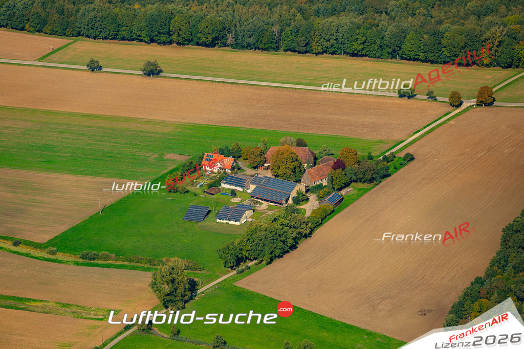 Luftbild Vs Google Maps  Schöngras  Schrozberg -Das Luftbild wurde 2025 vom UL-Flugzeug heraus erstellt ( keine Drohne ) - Hochauflösende Luftaufnahme -Nicht vergleichbar mit Google Maps oder Satelittenbilder- Die Geschenkidee !Mit Lizenz und Bildrechte bestellbar