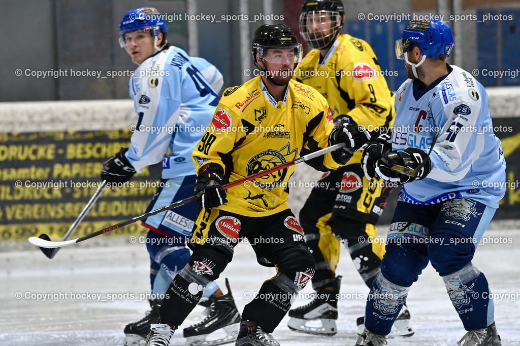 EC Spittal Hornets vs. ESC Steindorf 28.10.2023 | #98 Thalhammer Dominic, #57 Wilfan Franz