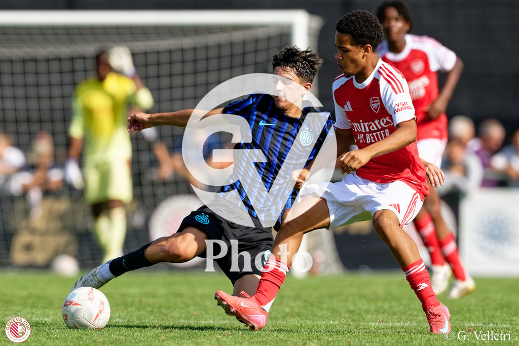 GenevaCup Group Phase - Arsenal FC v FC Inter Milan | during the GenevaCup Group Phase match between Arsenal FC and FC Inter Milan at Stade des Arberes in Meyrin, Switzerland