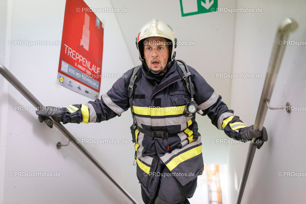 KölnTurm Treppenlauf; Köln, 03.08.2025 | Impressionen vom KölnTurm Treppenlauf am 03.08.2025 in Köln (Nordrhein-Westfalen). 